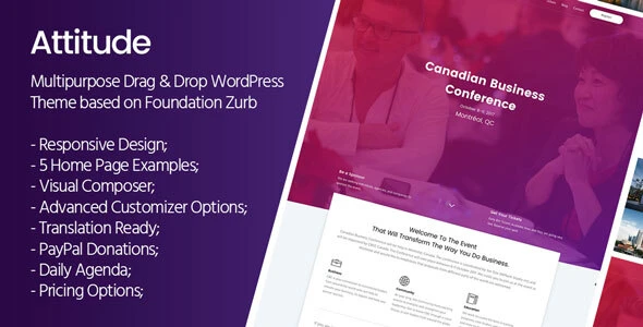 Attitude – Multi-Purpose WordPress Theme