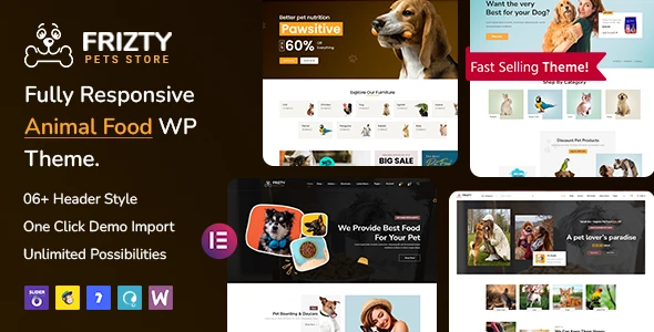 Frizty – Pet Shop WooCommerce Theme + RTL
